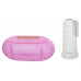 Fisher-Price Silicone Finger Brush with Case Pink (1016401)